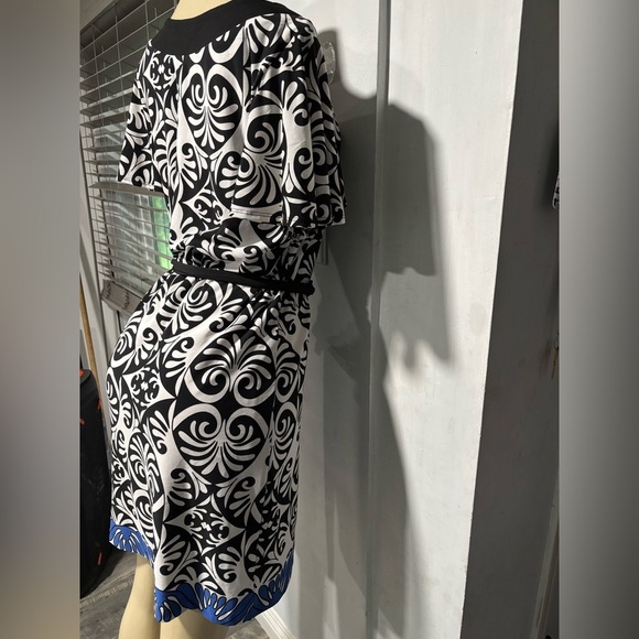 Nicole Black and White Dress - Picture 4 of 7